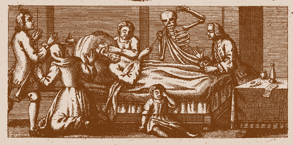 Ilustracja z druku: Martin von Cochen, Das grosse Leben Christi …, Mariatell, 1753 r. Muzeum Mikołaja Kopernika we Fromborku