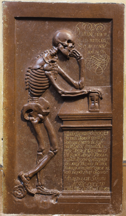 Płyta epitafijna kanonika warmińskiego: Stanisława Bużeńskiego z 1684 r.
Bazylika Archikatedralna p.w. NMP Wniebowziętej i św. Andrzeja Apostoła we Fromborku