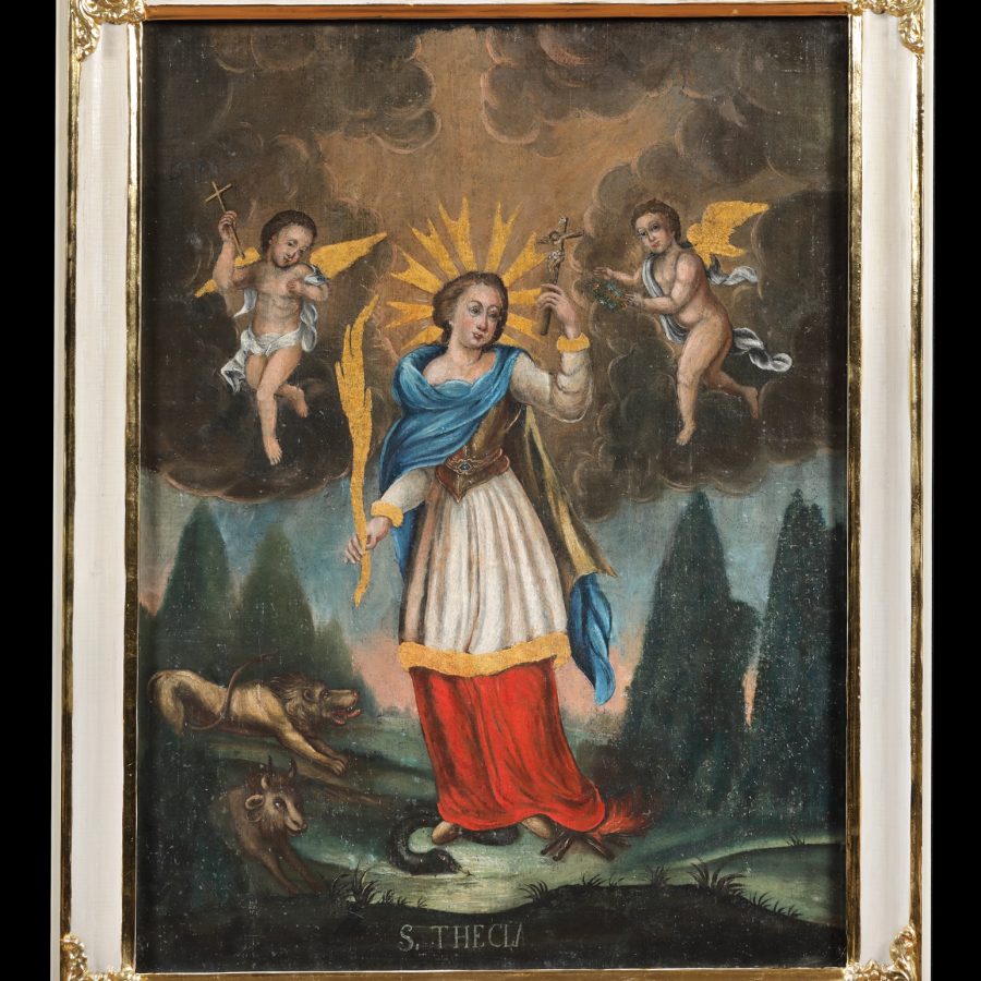 Święta Tekla, XVIII w., kościół pw. Św. Anny, Krasna Łąka