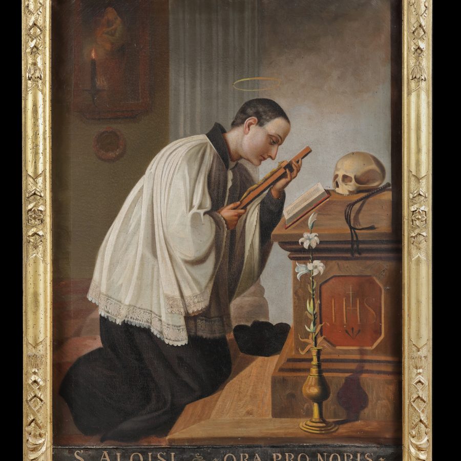 Święty Alojzy Gonzaga, XIX w. Kościół pw. Trzech Króli, Kolno koło Reszla