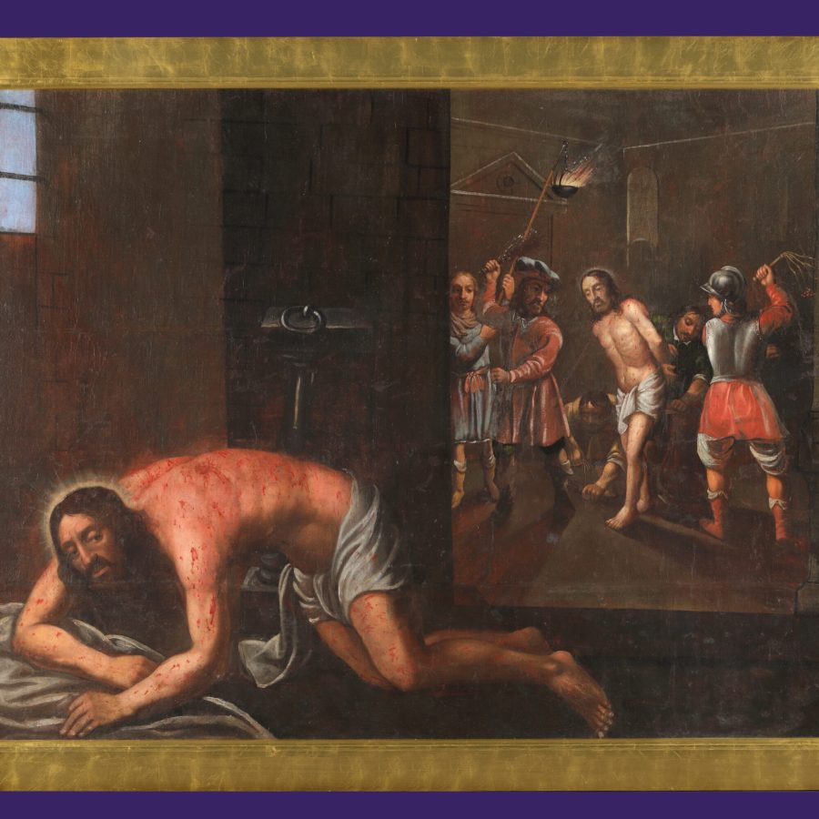Chrystus w ciemnicy i Biczowanie, II poł. XVII wieku., kościół pw. Świętej Trójcy, Jasna