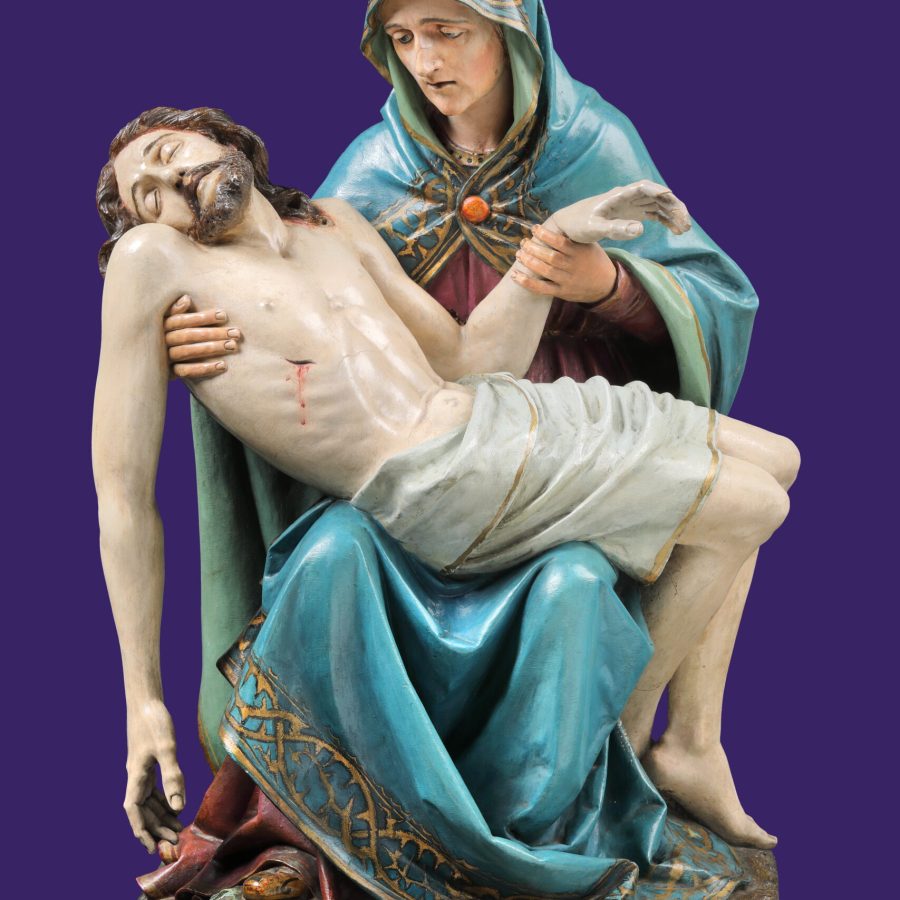 Pieta, XIX w., kościół pw. Św. Jana Apostoła i Ewangelisty, Ignalin