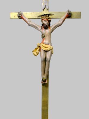 Cudowny krucyfiks z ołtarza głównego, XVIII w. Kościół p.w. Krzyża Św., Międzylesie Filia parafii p.w. św. Jana Chrzciciela w Orzechowie)