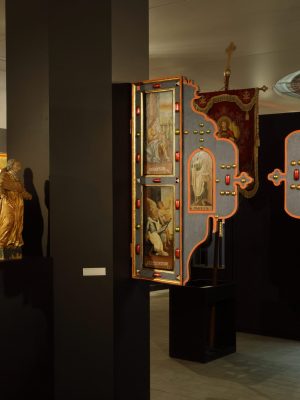 Fragment wystawy „Fides-ratio-ars”