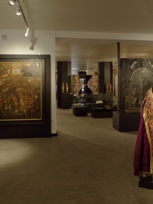 Fragment wystawy „Fides-ratio-ars”