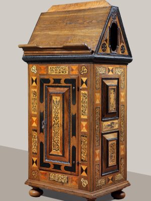 Pulpit psałterzystów, iwarsztat Mateusza Gletgera, Braniewo, 1699 r. Bazylika Archikatedralna we Fromborku