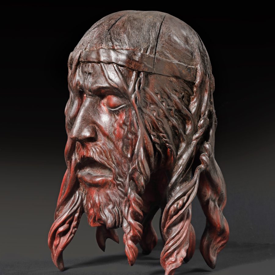 Głowa św. Jana Chrzciciela, Stanisław Drabczyński, 2009 r., kolekcja prywatna, Kraków, fot. Bożena i Lech Okońscy