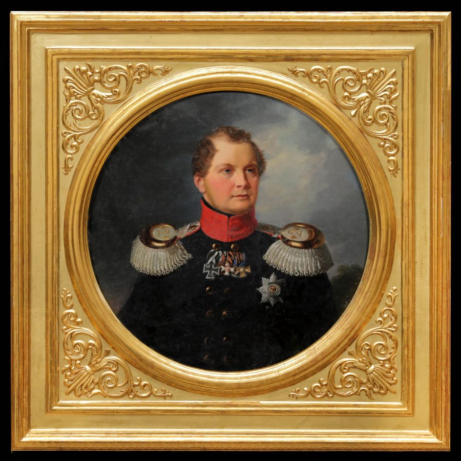 Portret Fryderyka Wilhelma IV - Króla Prus, Wilhelm Wach, poł. XIX w., Muzeum im. Wojciecha Kętrzyńskiego w Kętrzynie, fot. Bożena i Lech Okońscy
