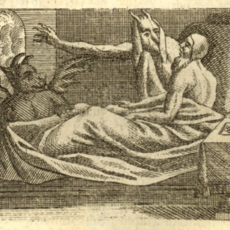 lustracja z druku: Martin von Cochen, Das grosse Leben Christi …, Mariatell, 1753 r. Muzeum Mikołaja Kopernika we Fromborku