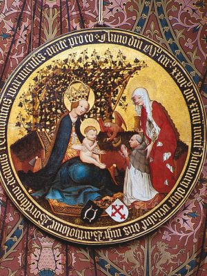 Epitafium kanonika i lekarza Bartłomieja Boreschowa (XV w.
Bazylika Archikatedralna we Fromborku