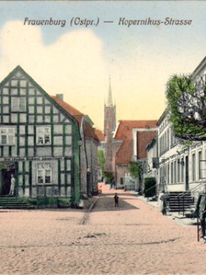 Frombork, ulica Kopernika, początek XX w.